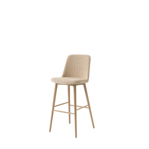 &Tradition Rely HW135 Hoker barowy z wysokim oparciem lakierowany dąb/Karakorum 003 Duna