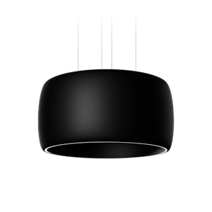 Lampa Wisząca Intra Lighting Black Hole z Systemem Dźwiękowym Ø84 , Czarny