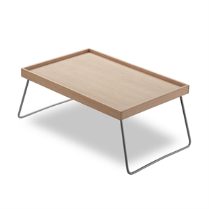 Fritz Hansen Skagerak Nomad Tray Table Dąb/Stal Silk Grey