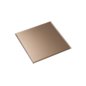 FABRIC Podstawa kwadratowa Nagel 27x27 w kolorze przydymionego brązu
