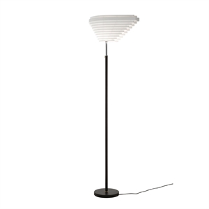 Artek A805 Lampa Stojąca Angle Wing z Niklowanego Mosiężny