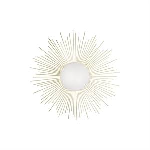 Globen Lighting Soleil Kinkiet/ Lampa Sufitowa Szczotkowany Mosiężny