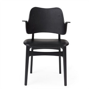 Krzesło do Jadalni Warm Nordic Gesture z Tapicerką Siedziska Czarny Brzozowy Barwiona /Prescott 207