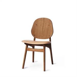 Ciepłe Krzesło do Jadalni Nordic Noble, Dąb tekowy/Soavé