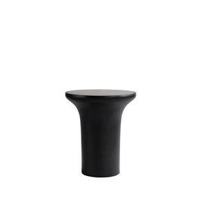 101 Copenhagen Trumpet Side Table High Srebrny Travertine