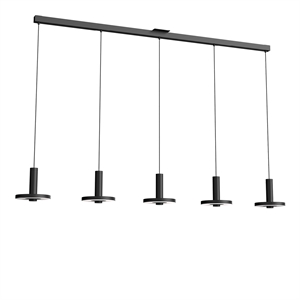 Tonone Beads 5 Lampa wisząca Rząd Smokey Black