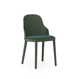 Krzesło do Jadalni Normann Copenhagen Allez, Tapicerowane Płótnem , Zielony
