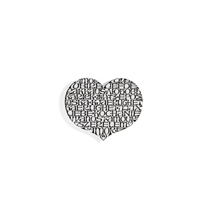Metal Rzeźba Reliefowa Vitra Międzynarodowe Serce Miłości