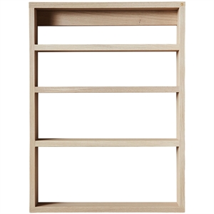 Andersen Furniture Półka na Podium 70x10x52 Biały Lakierowany Dąb