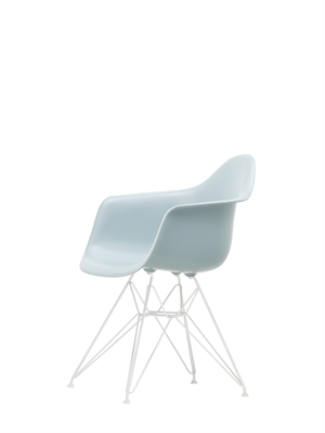 Plastikowe Krzesło do Jadalni Vitra Eames DAR RE Lodowy Grey/ Biały