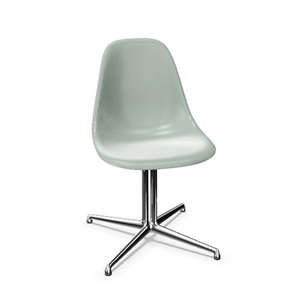 Krzesło do Jadalni Vitra Eames Fiberglass DSL w Kolorze Morskiej Pianki, Zielone/ Chrom