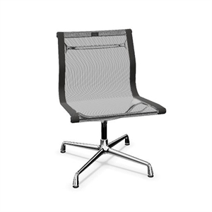 Krzesło Biurowe Vitra Aluminiowy EA 105 Netweave Dark Grey/ Chrom
