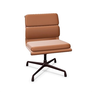 Krzesło Biurowe Vitra Soft Pad EA 205 Cognac/Dark Bordeaux