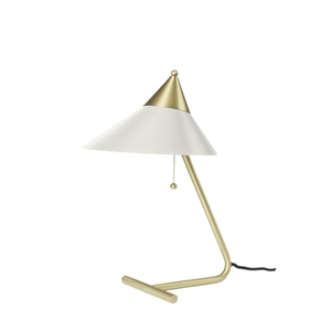 Warm Nordic Mosiężna Lampa Stołowa Ciepła Biel