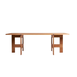 Stół jadalny Frama Farmhouse Trestle L220 Natural Oak