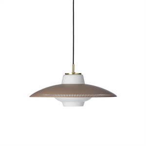 Ciepły Skandynawski Lampa Wisząca z Shade Wiszący w Kolorze Orzechowym