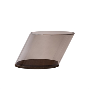 NORR11 Stolik Kawowy Uchylny, Dymny/szklany