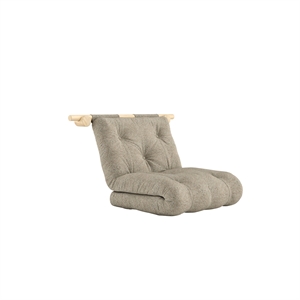 Sofa Rozkładana Karup z Materacem 75x200, Surowa/641, Ciepły Piaskowy
