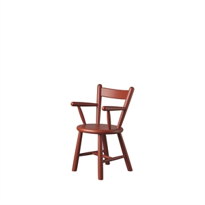 FDB Furniture P9 Krzesło Dziecięce Czerwony
