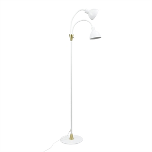 Lampa Stojąca Dyberg Larsen Lilje Biały/ Mosiężny