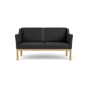 Sofa 2-osobowa FDB Furniture L45, Czarny