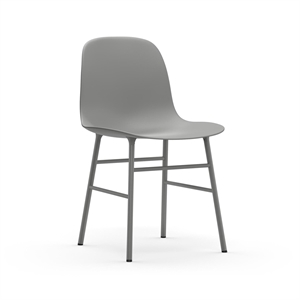 Krzesło do Jadalni Normann Copenhagen Form, Szary/ Szary Stal