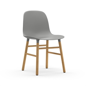 Krzesło do Jadalni Normann Copenhagen Form, Szary/dąb