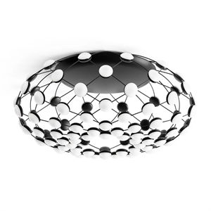 Lampa Sufitowa Luceplan Mesh Ø72 Czarny