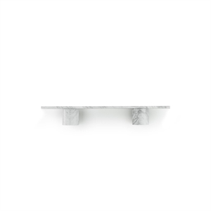 Normann Copenhagen Kamienny Półka 80 cm z Biały Marmuru