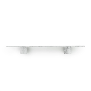 Normann Copenhagen Kamienny Półka 120 cm z Biały Marmuru