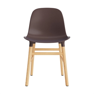 Normann Copenhagen Form Krzesło Stołowe do Jadalni Brązowy/ Dąb