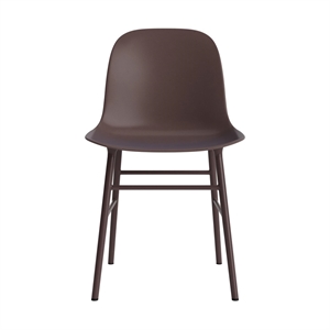 Krzesło do Jadalni Normann Copenhagen Form, Brązowy/stalowe