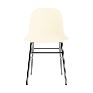 Krzesło do Jadalni Normann Copenhagen Form Kremowe/ Chrom