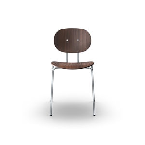 Krzesło do Jadalni Sibast Furniture Piet Hein Orzech Włoski Chrom