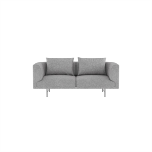 Sofa Dwuosobowa Vipp Chimney Brook Gray Melange/Stal Nierdzewna