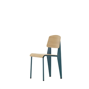 Krzesło do Jadalni Vitra Standard Prouvé Bleu Dynasty/Dąb