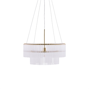 Lampa Wisząca Lampa Globen Lighting Hook 60 Przezroczysty/ Mosiężny