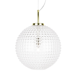 Globen Lighting Spring XL Lampa Lampa Wisząca Przezroczysty/ Mosiężny