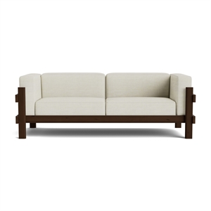 Normann Copenhagen Kube 3-osobowa Sofa ciemnobrązowa/Remix 223