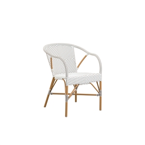 Krzesło Kawiarniane Zewnętrzne Sika-Design Madeleine, Biały/migdałowe