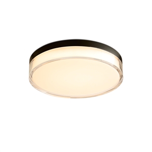Lampa Sufitowa Halo Design Clear Ø28 Akryl/ Czarny