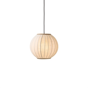 Lampa Wisząca z Balonem Halo Design Ø40 , Lniany Biały