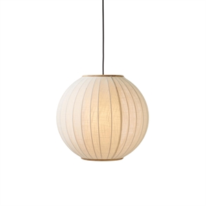 Lampa Wisząca z Balonem Halo Design Ø50 , Lniany Biały