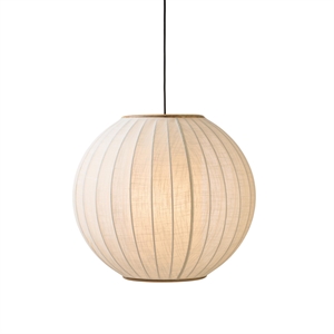 Lampa Wisząca z Balonem Halo Design Ø70 , Lniany Biały