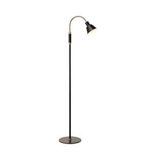 Lampa Stojąca Halo Design Space 1-ramienna LED, Czarna, Antyczna