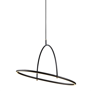 Żyrandol Halo Design Tilt Ø60 Czarny