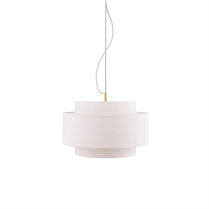 Globen Lighting Noah Lampa Wisząca 50 Bouclé Biały