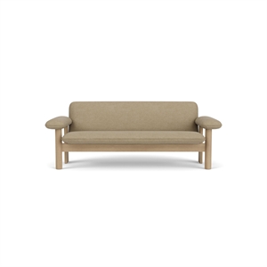 Audo Brasilia Sofa 2-osobowa Dąb/Audo Bouclé