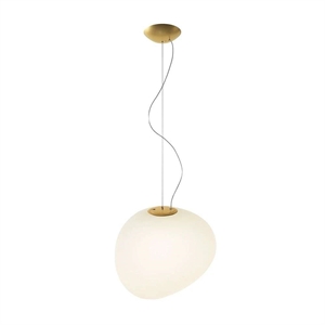 Foscarini Gregg Grande Lampa Wisząca Złoty/ Biały