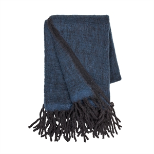 Cozy Living Melange Mathea Dywan Royal Blue/Noir